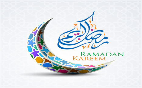 Colorful Ramadan Kareem wishes