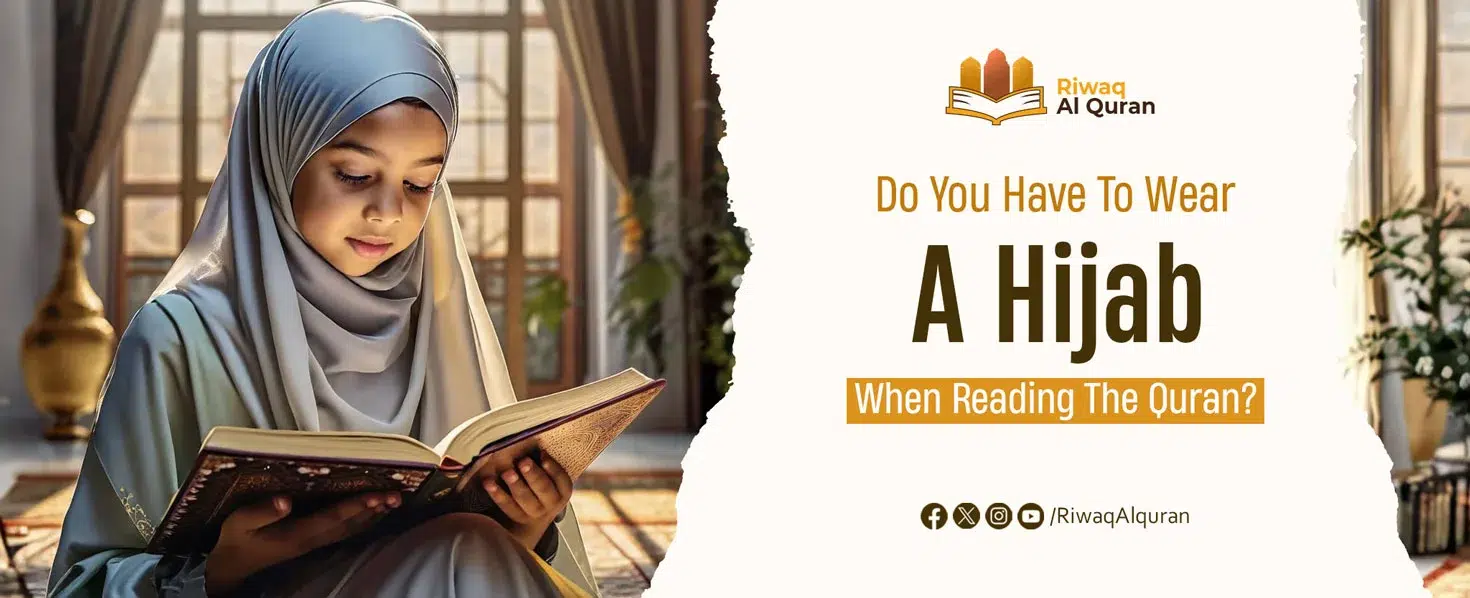 Do You Have To Wear A Hijab When Reading The Quran? In this blog post, we will explore the topic of wearing a hijab while reading the Quran. We will discuss different perspectives from scholars and address questions such as whether it is necessary to cover one's head during recitation and the proper etiquette for engaging with the holy Quran. Scholars clarify that while there is no explicit requirement to wear a hijab specifically for reading the Quran, it is generally recommended to dress modestly out of respect for the sacredness of the text. The article examines scenarios such as reading the Quran on a phone and listening to its recitation, offering insights on proper etiquette. The post highlights the importance of modest dressing during Quran recitation and presents different scholars' views on the matter. It concludes by summarizing proper etiquette when engaging with the Quran and promoting online Quran recitation courses with Tajweed for a deeper connection with the scripture. Many Muslims often seek clarification on the guidelines for reading the Quran, particularly regarding the requirement of wearing a hijab. The hijab holds significant meaning in Islam, representing modesty and a strong dedication to religious beliefs. What Is The Hijab in Islam? The hijab is a symbol of modesty and privacy in Islam. It refers to the clothing that Muslim women wear to cover their bodies, including their hair, neck, and sometimes even their face. The hijab has its roots in religious teachings and serves multiple functions within the Islamic faith. Wearing the hijab is believed to foster a sense of identity and belonging among Muslim women. The hijab serves as a visual marker of one's faith and allows individuals to openly express their devotion and commitment to Allah. Is The Hijab Required For Reading The Quran? No, wearing a hijab is not specifically necessary for reading the Quran. There is no evidence in the Quran or Hadith that states it is mandatory to wear a hijab while reading the Quran. However, it is generally recommended to dress modestly and cover oneself out of respect for the sacredness of the text. While some scholars argue that wearing a hijab is recommended, there is a consensus among Islamic scholars that covering one's head is either required or preferred. Ultimately, the choice to wear a hijab while reading the Quran depends on individual interpretation and personal preference. If you are interested in learning how to recite the Quran online with Tajweed, we recommend checking out Riwaq Al Quran. They offer comprehensive courses that teach the proper pronunciation and recitation of the Quran, using the rules of Tajweed for precise and melodious recitation. Do You Have To Wear A Hijab When Reading The Quran On The Phone? According to Islamic scholars, there is no specific requirement to wear a hijab when reading the Quran on a phone or other electronic devices. The act of reading the Quran does not necessarily require the use of a hijab. However, it is important to approach the Quran with respect and reverence, regardless of the medium being used. While wearing a hijab is not mandatory in this situation, it is still advised to dress modestly and maintain cleanliness and attentiveness while interacting with the Quran. Engaging with the Quran through any medium, including electronic devices, is considered a virtuous act and has its rewards. Allah says: “Recite as much as is easy for you” (Al Muzzammil:20). Should You Wear a Hijab When Listening To The Quran? According to Islamic teachings, it is not obligatory for a woman to wear a hijab while listening to the Quran, but it is recommended. When a Muslim woman hears the Quran being recited aloud, it is considered respectful for her to cover her head as a sign of modesty and reverence for the sacredness of the text. However, there is no explicit requirement or evidence stating that a hijab must be worn specifically for listening to the Quran. Ultimately, it is a personal choice and depends on individual interpretation and preference. If you are interested in deepening your understanding of the Quran and its recitation with Tajweed, Riwaq Al Quran offers online classes for learning how to recite the Quran with Tajweed. Can A Woman Read The Quran Without A Hijab? Yes, a woman can read the Quran without wearing a hijab. No evidence in Islamic teachings indicates a woman must wear a hijab specifically when reading the Quran. According to scholars, the act of reciting the Quran does not require covering the head with a hijab. The requirement to wear a hijab is mainly connected to modesty and concealing one's attractiveness in front of non-mahram (non-relative) men. Wearing a hijab while reading the Quran is not obligatory, but it is considered a virtuous deed and an individual decision. Women are still able to read the Quran without wearing a hijab. Do You Have To Cover Your Head While Reading The Quran? According to Islamic scholars, there is no specific requirement for a woman to cover her head while reading the Quran. Wearing a hijab or covering the head is not obligatory for this purpose. The Quran itself does not mention any specific instructions regarding reading the Quran. In Islam, modesty and reverence for the Quran hold great significance. Although some Muslim women may opt to cover their heads as a symbol of devotion and modesty, it is not a mandatory practice for reading the Quran and is left to individual discretion. Ultimately, the emphasis should be on comprehending and contemplating the teachings of the Quran, rather than solely fixating on outward appearances. Allah says: "All this [is ordained by God]: those who honour God’s rites show the piety of their hearts" (Al-Hajj:32). Dressing Modestly During Quran Recitation In Islam, it is encouraged to dress modestly while reciting the Quran as a sign of reverence and respect for the holy scripture. Modest dressing involves covering the body appropriately and avoiding revealing or tight-fitting clothes. The purpose of dressing modestly during Quran recitation is to foster an atmosphere of piety and humility, with a complete focus on the words of Allah. This helps individuals maintain their concentration and devotion without any distractions, while also showing respect for the sacredness of the Quran. Dressing modestly while reciting the Quran is a personal decision and a reflection of one's faith, emphasizing the significance of modesty and humility in Islamic teachings. Different Views Of Scholars On Wearing Hijab When Reading The Quran Different scholars have different views on wearing a hijab when reading the Quran. Here are some notable scholars and their perspectives: 1. Sheikh Ibn Taymiyyah: He states that there is no specific requirement for women to wear the hijab while reading the Quran, as it is an act of worship that can be performed in any decent manner. 2. Sheikh Muhammad al-Ghazali: He argues that while it is not obligatory, women should wear the hijab when reciting the Quran, as it demonstrates devotion and reverence towards the sacred text. 3. Imam al-Qurtubi: He also holds the view that wearing a hijab is not mandatory specifically for reading the Quran. However, he emphasizes the importance of modest clothing while engaging in any religious activity. 4. Dr. Yasir Qadhi: He states that there is no specific requirement for wearing a hijab during Quran recitation. He believes that modesty and appropriate attire should be maintained when engaging in any religious practice. What Is The Proper Etiquette When Reading The Quran? Proper etiquette when reading the Quran is of utmost importance for Muslims. Here are some key points to keep in mind: 1. Purity: Before touching the Quran, it's essential to be in a state of ritual purity by performing ablution (wudu). 2. Respectful Handling: Treat the Quran with reverence and respect, using clean hands and keeping it elevated above other objects. 3. Recitation Style: Read the Quran with proper Tajweed (correct pronunciation) and at an appropriate pace, ensuring clarity. 4. Focus and Intention: Approach your recitation with sincerity and focus on understanding the message rather than simply going through the motions. 5. Concentration: Find a quiet place where you can concentrate fully on reciting or reading without distractions. 6. Posture: Sit or stand upright while reciting, showing humility before Allah. 7. Dress Modestly: Wear appropriate clothing that covers your body according to Islamic guidelines when engaging with the Quran. 8. Reflection and Contemplation: Pause after each verse or passage to reflect upon its meanings, seeking guidance from Allah. 9. Duaa (Supplication): Begin and end your recitation sessions with Duaas, seeking blessings from Allah for understanding and benefiting from His words. 10. Translation & Tafsir: For non-Arabic speakers, consider studying translations or utilizing Tafsir (explanatory) books alongside your reading for better comprehension of the verses' intended meaning. Elevate Your Quranic Experience: Learn Online Quran Recitation with Tajweed at Riwaq Al Quran! Riwaq Al Quran offers an online Quran recitation course with Tajweed rules. Experienced teachers provide comprehensive sessions for beginners and advanced learners on a flexible platform. One-on-one sessions via video conferencing allow for convenient learning from anywhere with an internet connection. Take advantage of this opportunity to deepen your connection with the Quran at Riwaq Al Quran. Conclusion In conclusion, there is no specific requirement in the Quran that states women must wear a hijab when reading the Quran. However, it is recommended to wear modest clothing out of respect for the sacredness of the text. Wearing a hijab when reading the Quran is a personal choice rooted in faith, reverence, and personal conviction.