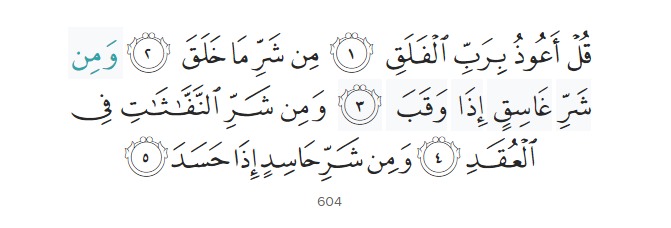 Surah Al Falaq The Daybreak