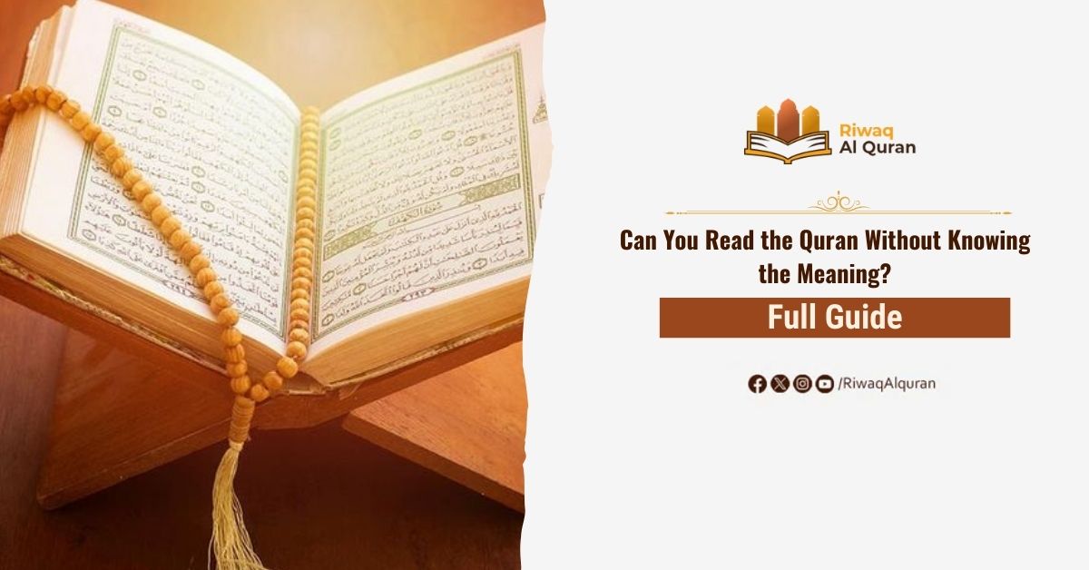 Can You Read the Quran Without Knowing the Meaning?