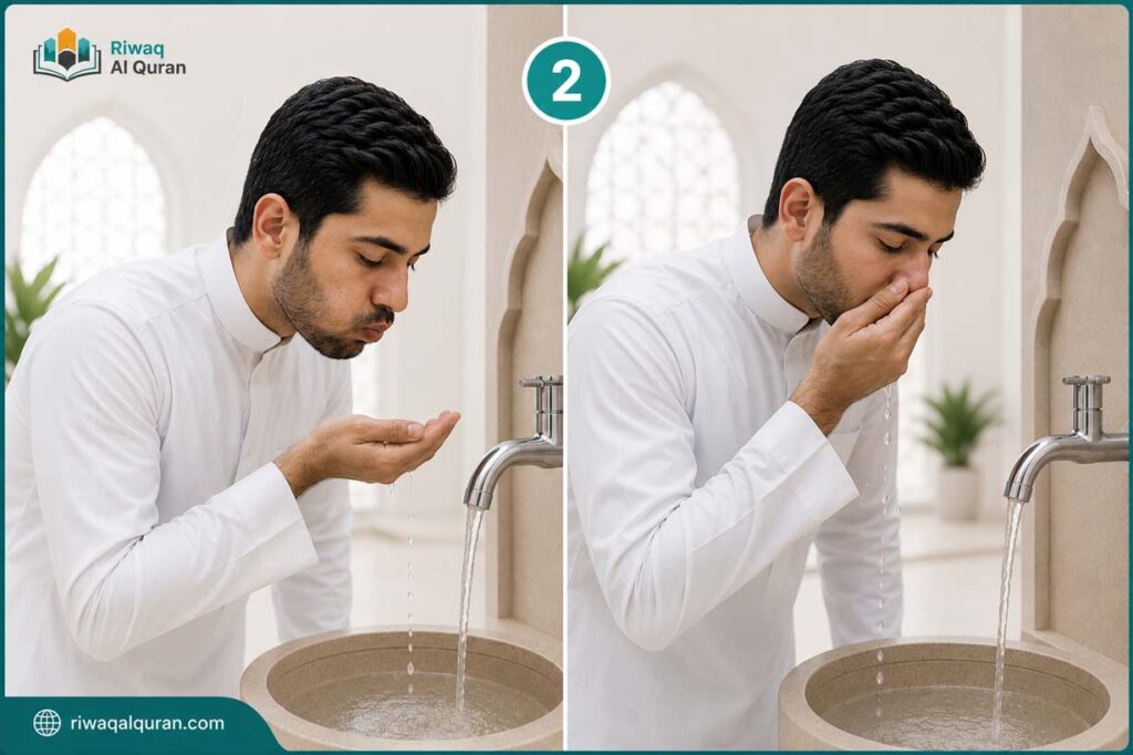 Fard Wudu Steps: The 6 Obligatory Acts and Sunnah Practices 2 fard wudu steps