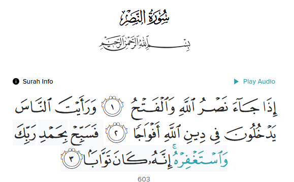 Surah An-Nasr