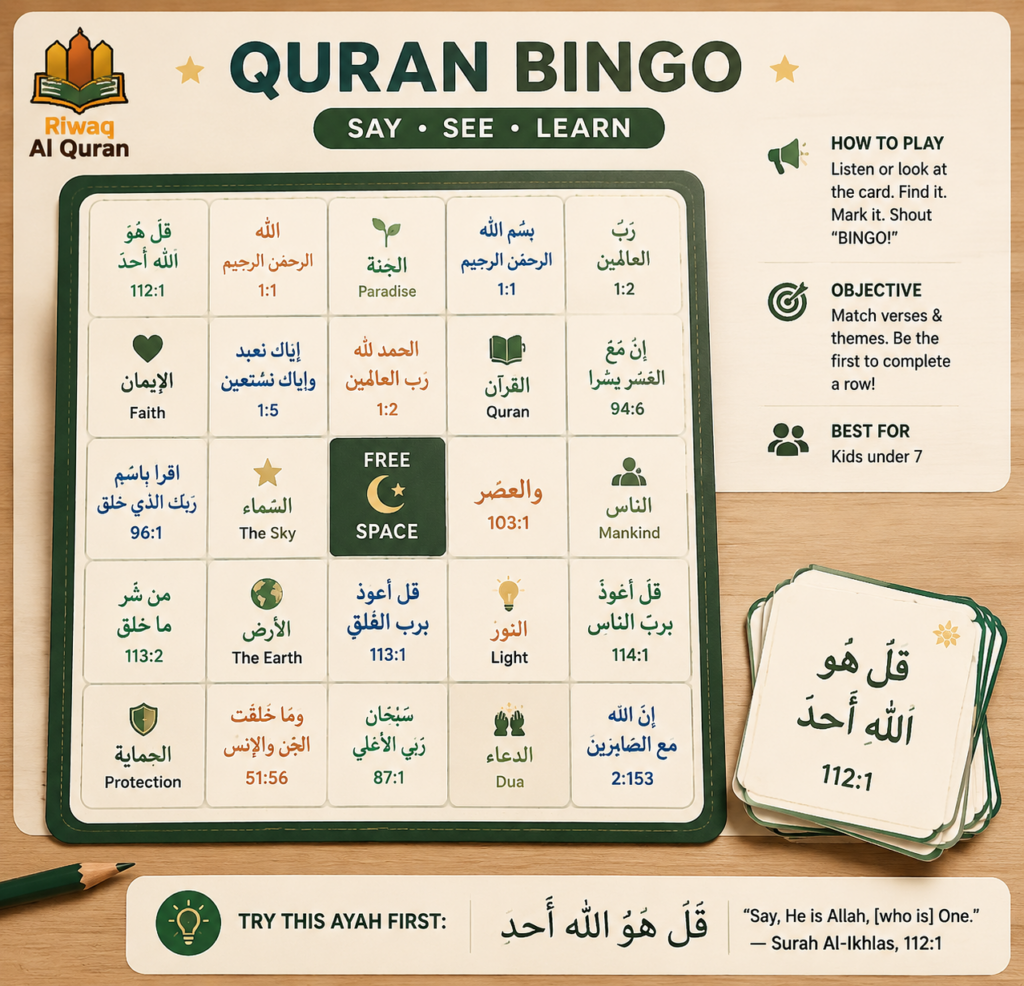 12 Quran Games for Kids (Memory, Art, Outdoor, and More) 1 image 260
