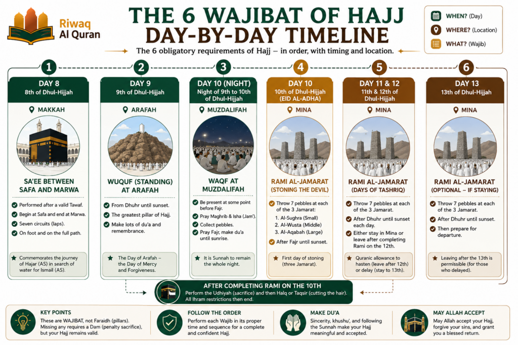 Wajibat of Hajj - The 6 Obligatory Acts Explained Step by Step 4 image 476