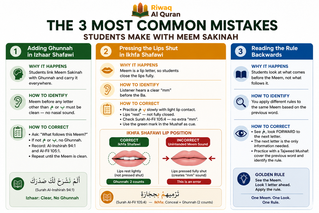 Meem Sakinah Rules - A Complete Tajweed Guide with Quranic Examples 6 image 662