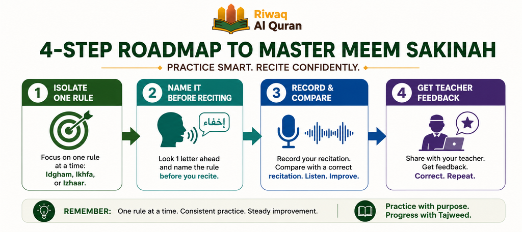 Meem Sakinah Rules - A Complete Tajweed Guide with Quranic Examples 7 image 663