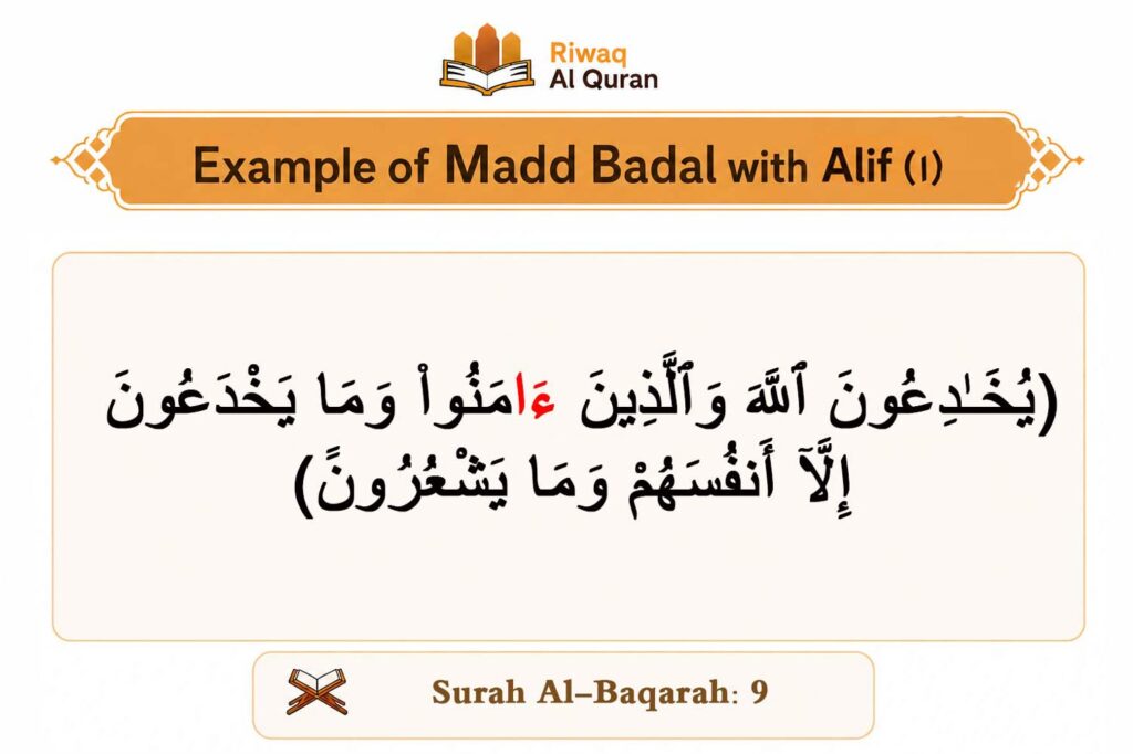 What Is Madd Badal? Rules, Examples And How To Apply 3 madd badal examples 1 1
