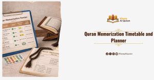 Quran Memorization Timetable and Planner