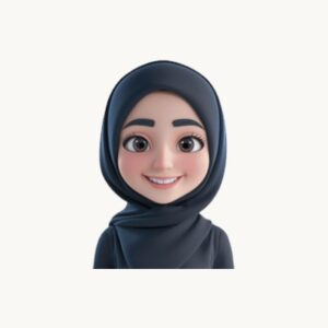 3d muslim woman avatar free png