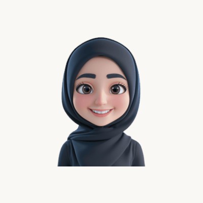 3d muslim woman avatar free png