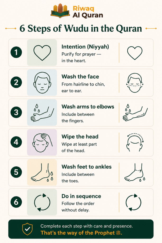 How To To Do Wudu? 7 Steps With Pictures (Fard And Non Fard) 2 image 96